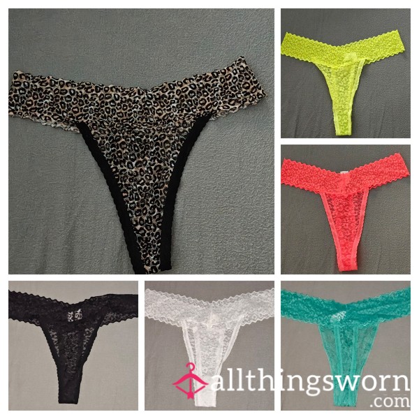 👑 Six Lace Thongs. One Goddess. All Worn For You.