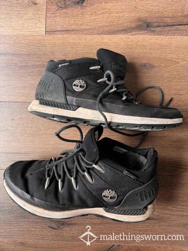 Size 10 Timberland Boots Beyond Use Now - Too Grim! They Stink.