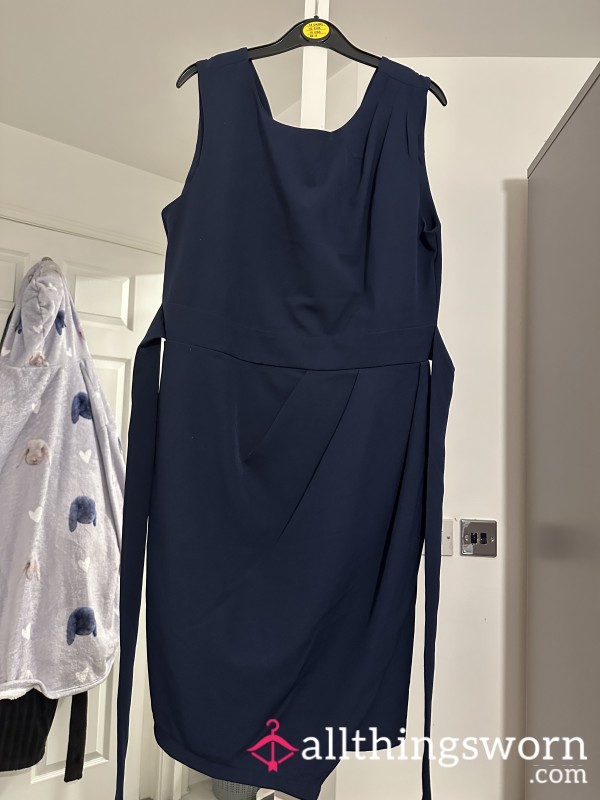 Size 12 Blue Smart Dress