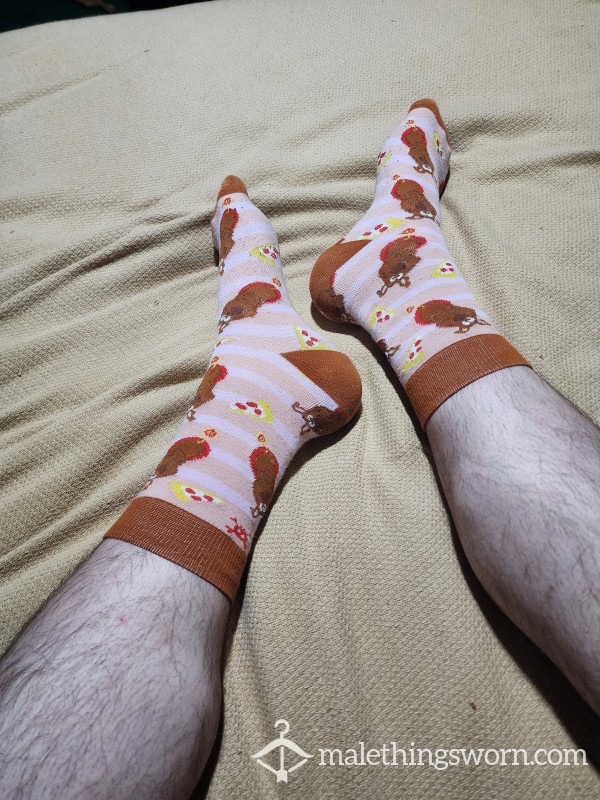 Size 13 Dirty Scooby Doo Socks