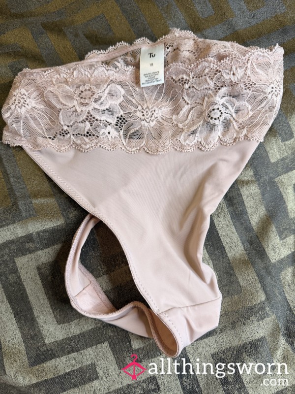 Size 18 Plus Size Satin Thong