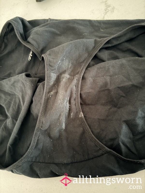 Size 18, Worn All Day Whilst Working As A Cleaner, Then Worn All Night Long. Sweaty And Smelly. Buy Me For A Good Sniff.