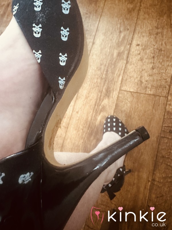 Size 4, "Iron Fist" Open Side Stilettos.