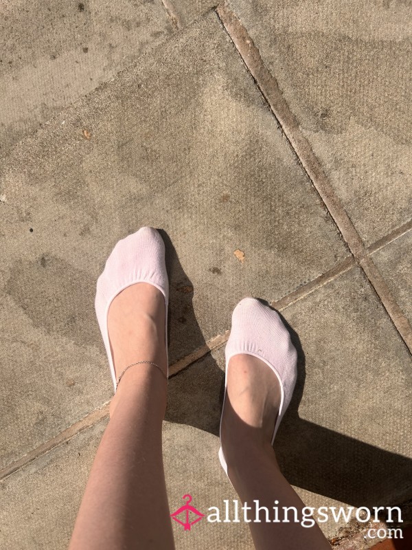Size 4 No Show Socks Worn 24hrs New Home Needed😍💦