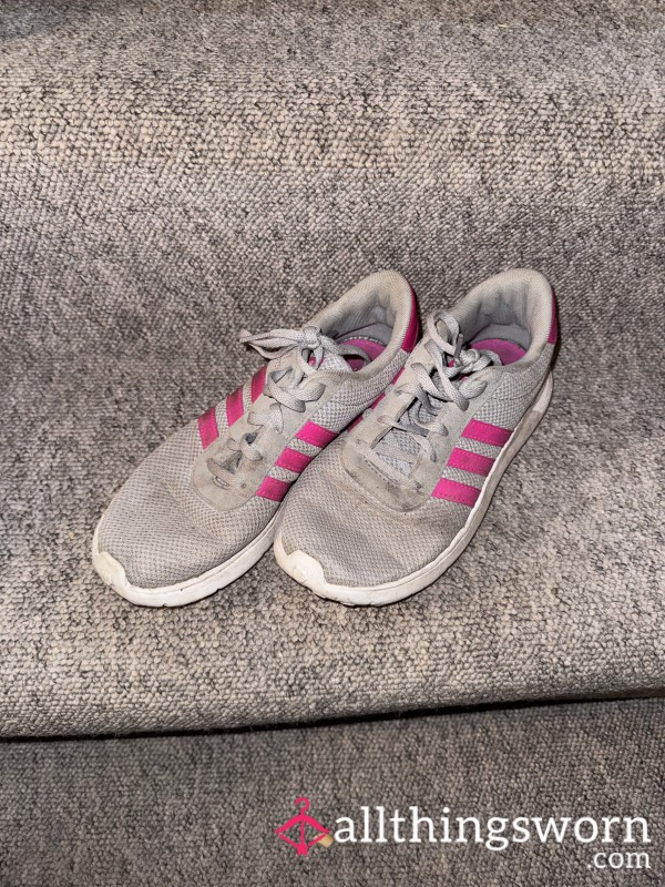 Size 5 Well Worn Adidas Running Trainers