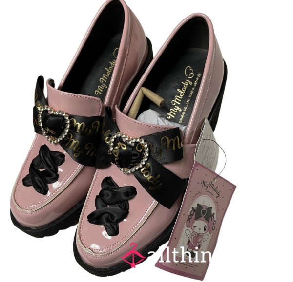 (Size 5, Women’s) My Melody Japanese Loafers Women’s Shoes 🎀💖🐰 (from Japan)