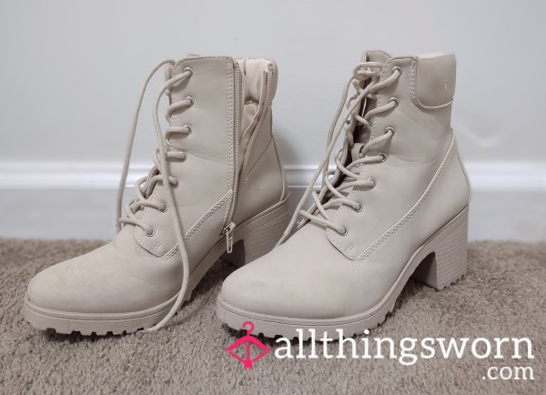 Size 6 Beige Boots
