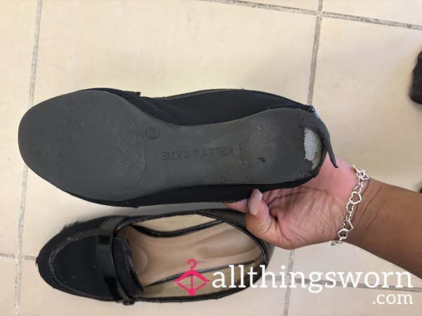 Size 6.5 Black Flats