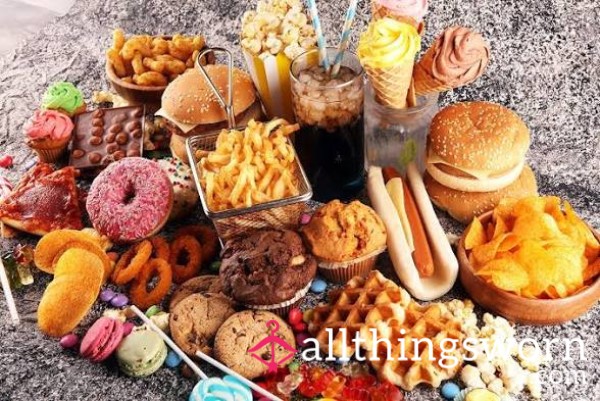 Size 6 S**y Food Feet Session 1 Minute