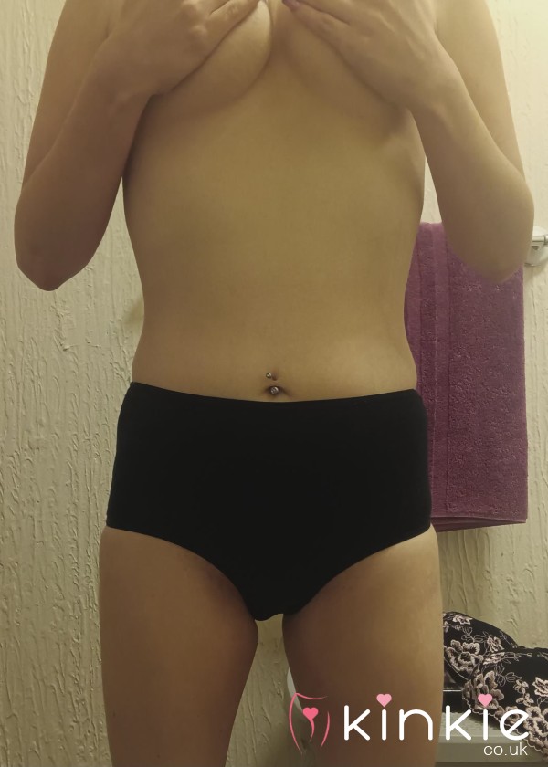 Size 8 Dirty Black Knickers