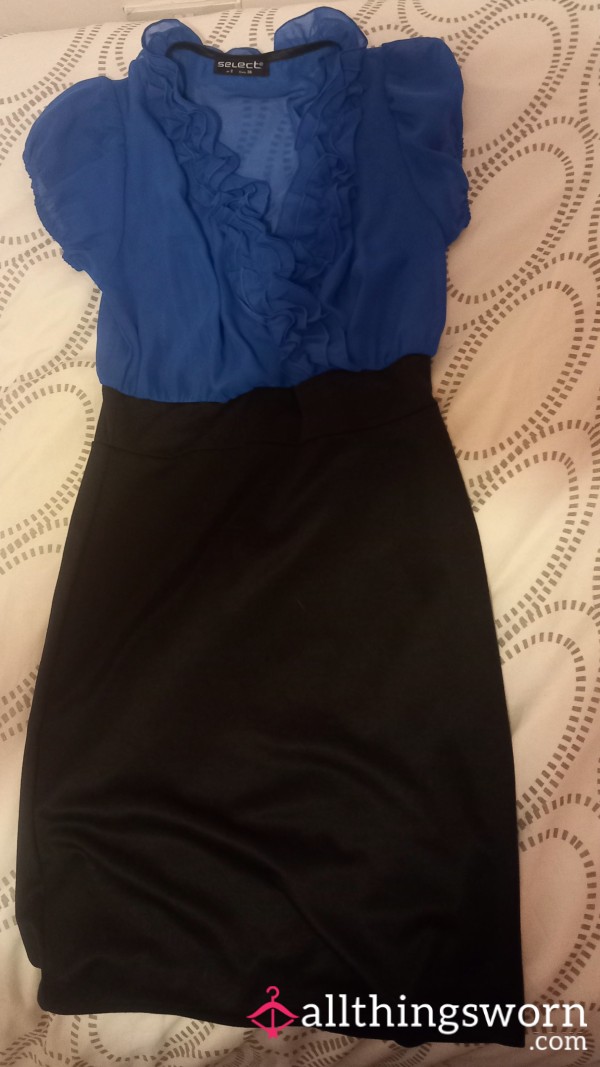 Size 8 Dress With See Through Top
