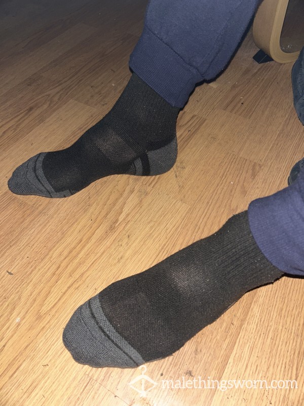 Size 8 Sweaty Under Armour Socks Worn All Day 10hour Shift On Building Site