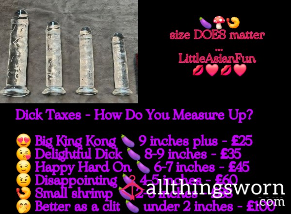 Size DOES Matter D*ck Taxes