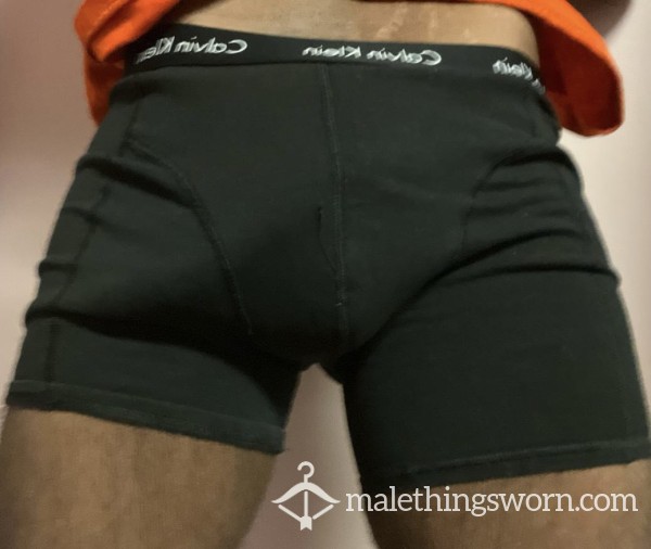 Size L - Calvin Klein Boxer Briefs - Black