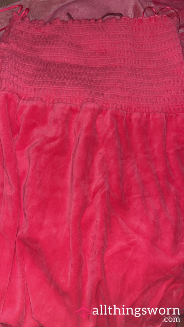 (Size Large) Hot Pink Juicy Couture Beach Strapless Tube Top Dress 🐇🎀