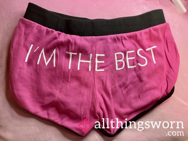 Size M Hot Pink Old Nicki Minaj I’m The Best Print On A** Shorts
