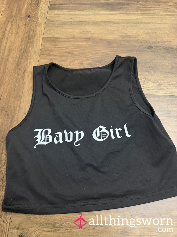 Size Medium Baby Girl Crop Top 🖤