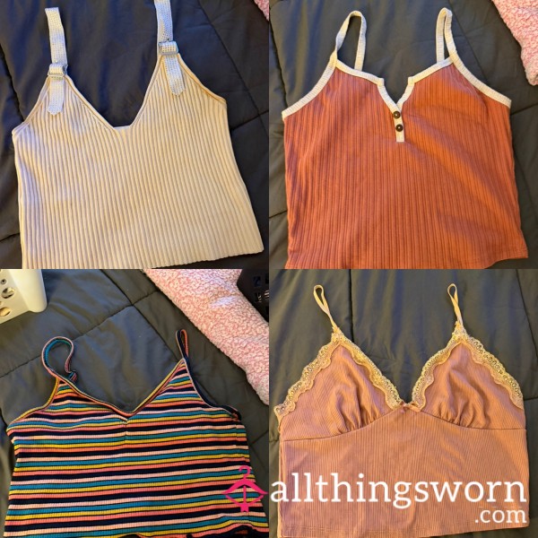 Size Medium Crop Tops ($30 Each) 24 Hour Wear Plus Pics 📸