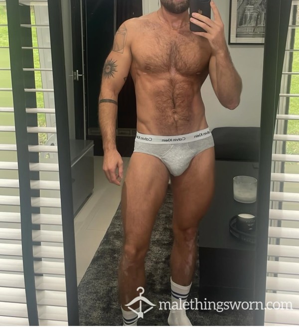 Size Small Warm And Ripe CK Brief Ready To 👃 After My 12 Hour Shift