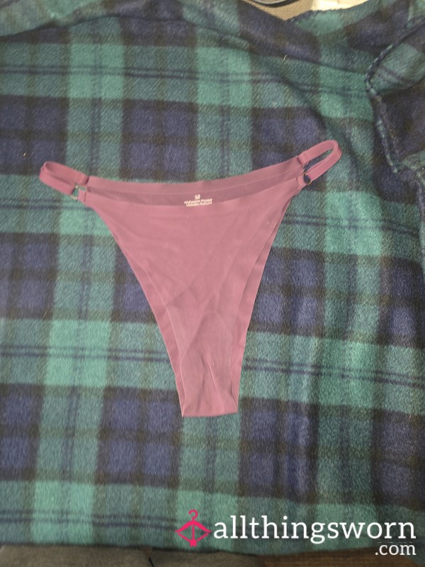 Size Xsmall Satin Panties. Worn 2 Days, Had S** On 1st Day.