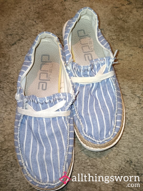 Size6 Dirty Hey Dudes 🥵