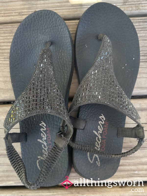 Skechers Sandals- Filthy, Dirty, Sweaty And So On!