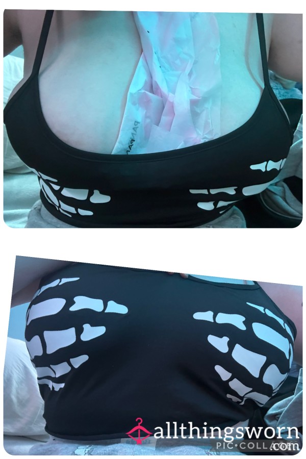 Skeleton Hand Pajama Top