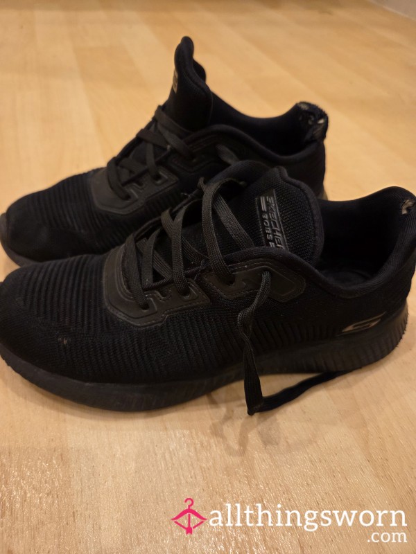 Sketchers Black Work Trainers