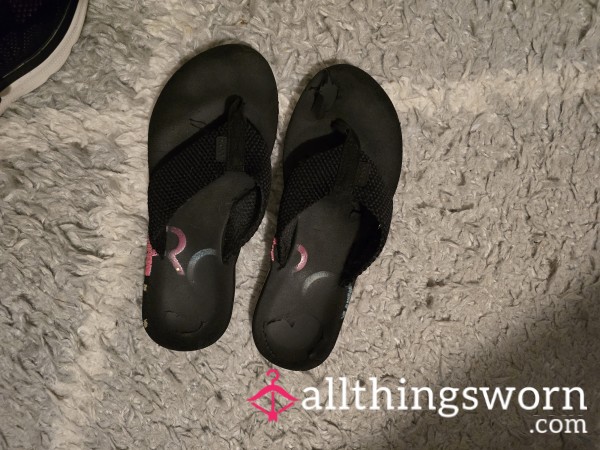 Black ROXY Flip-flop Sandals