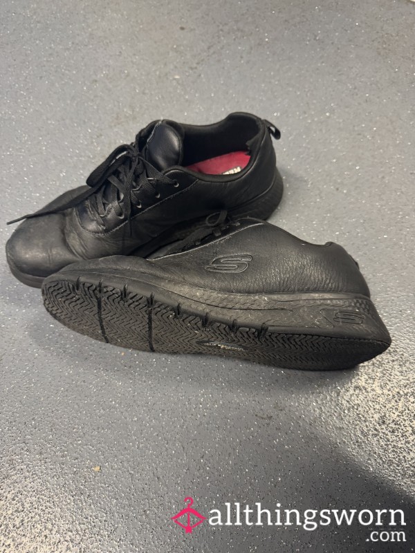 Sketchers Leather Style Trainer