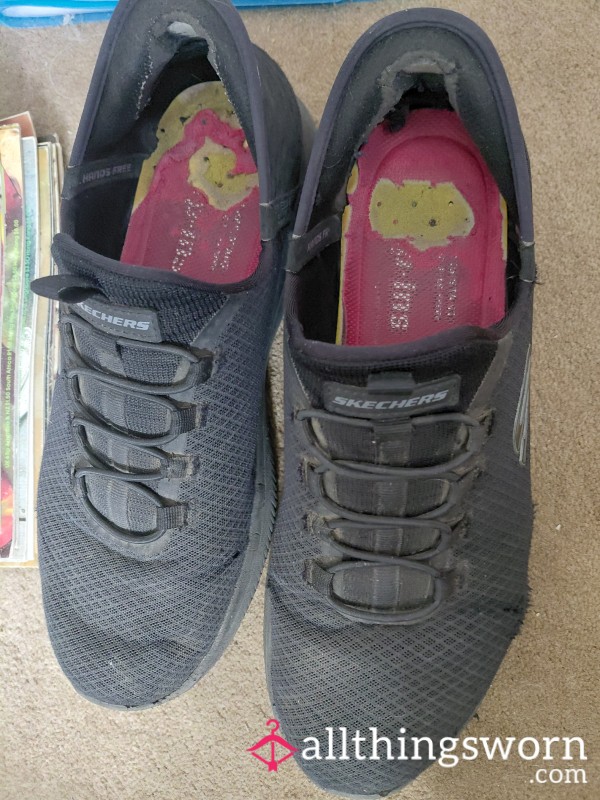 Sketchers Work Shoes Black