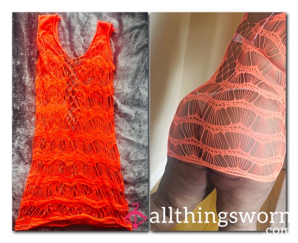 Skimpy Mini Orange Dress