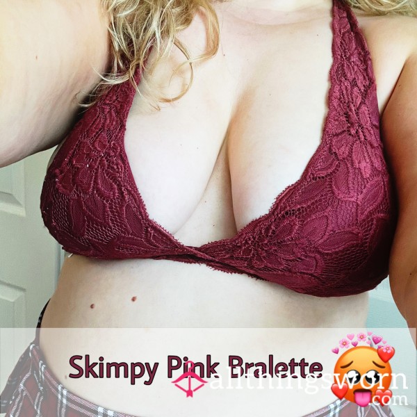 Skimpy Pink Lace Bralette