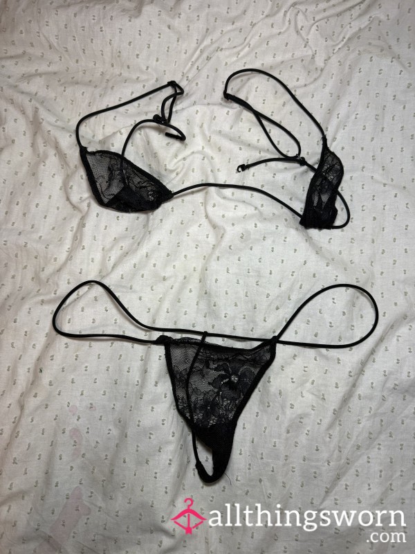 Skims Micro Thong Set With 5 Minute Video