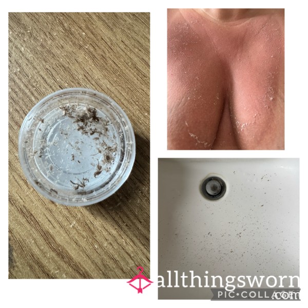 Skin Flakes From P**ling Tan