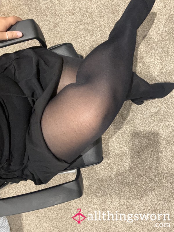 Skirt, Tights And Heels 👠
