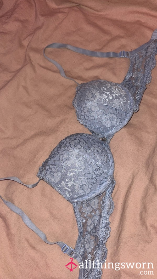 Sky Blue Lace Bra