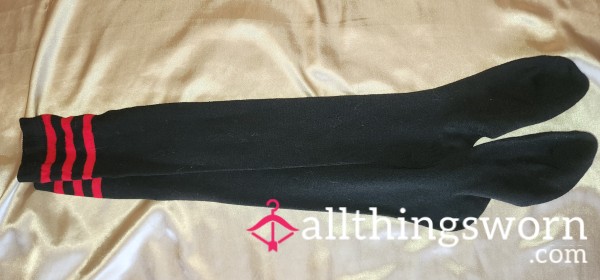 Sky-high Thigh Socks: Darth Maul