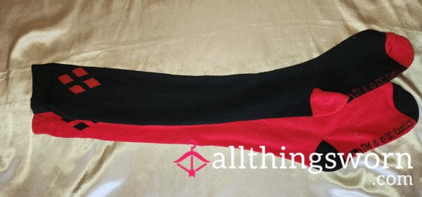 Sky-high Thigh Socks: Harley Quinn
