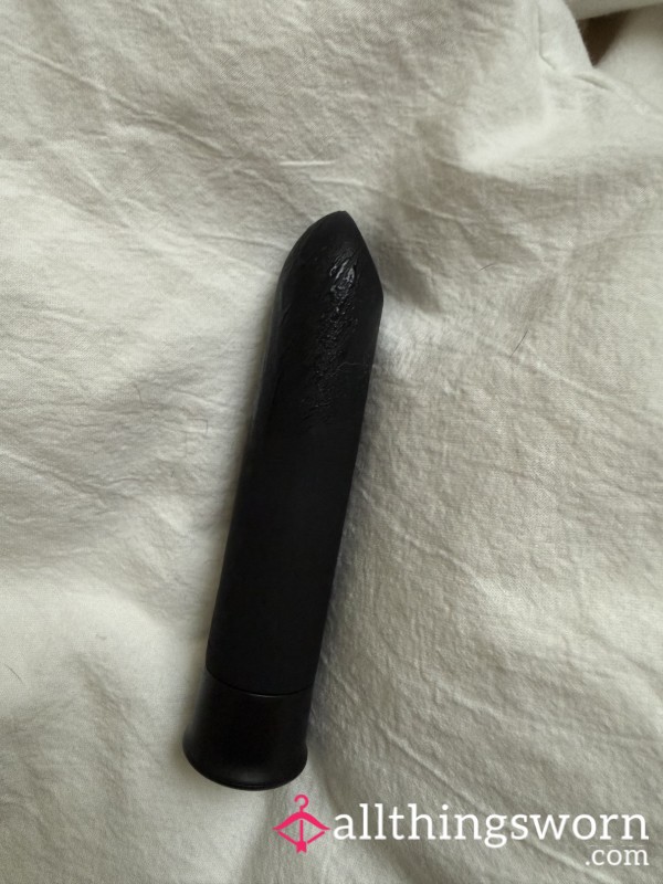Sleek Black Vibrator: Hidden In Nurse Scrubs, Soaked From Back-to-Back Orgasms