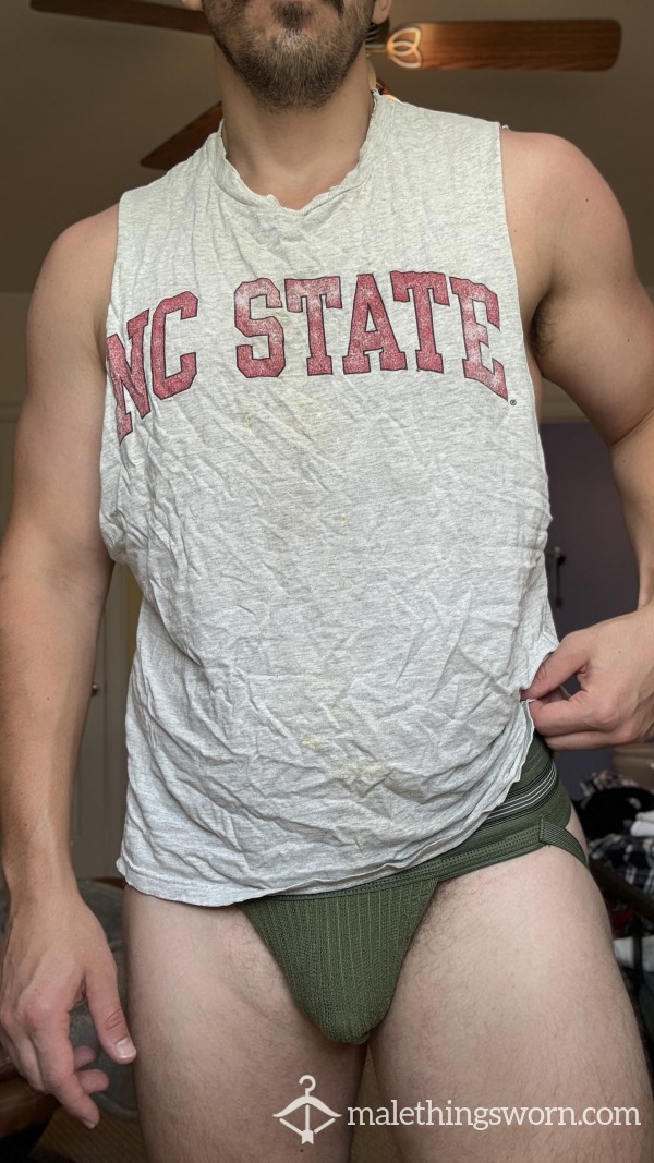 Sleveless College Athletic Shirt