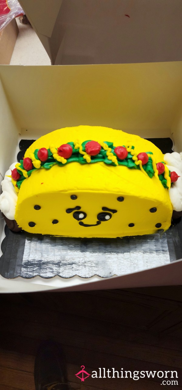 Slicing Into That Taco Cake
