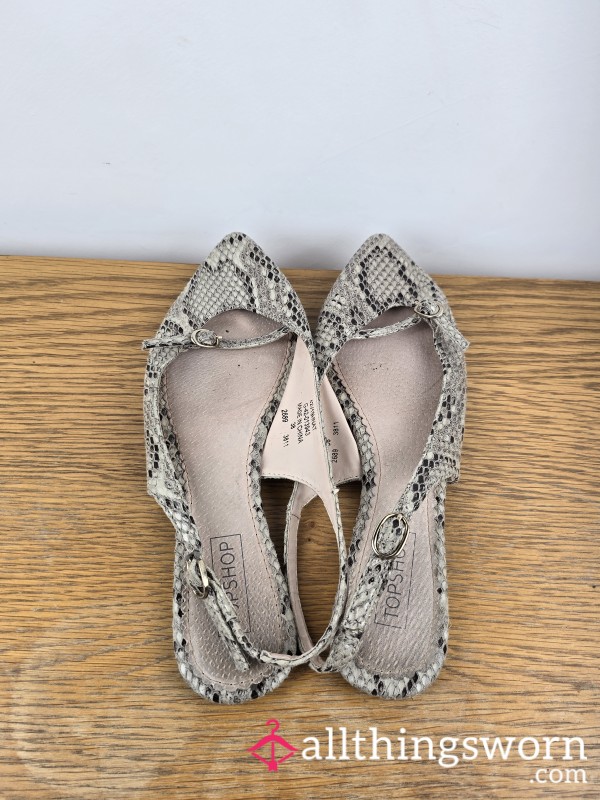 Slingback Pointy Flats