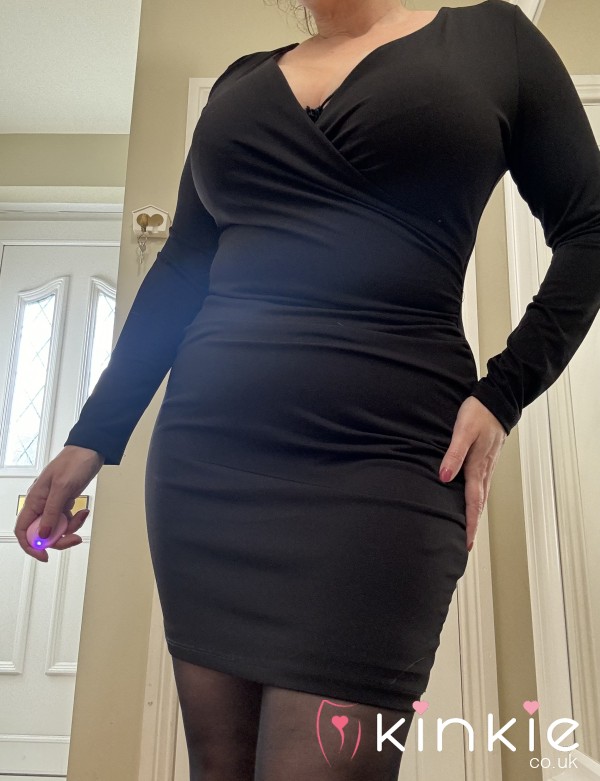 Slinky Black Dress