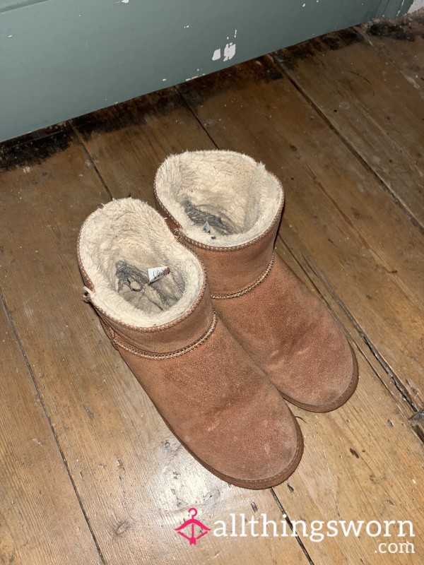 Slipper Boots Worn So Comfy
