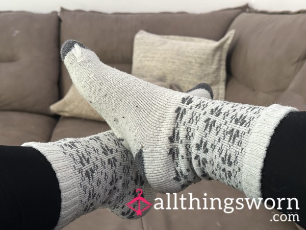 Slipper Socks With A Naughty Stow Away Feather!