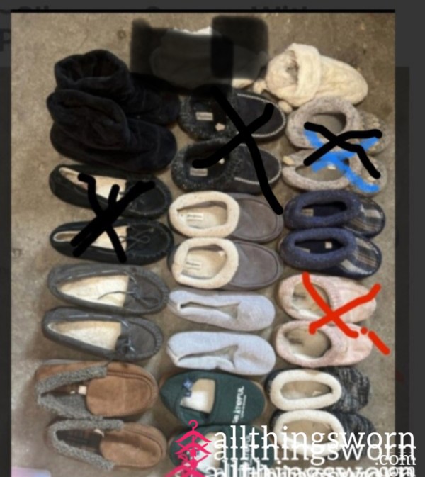 Slippers Comes With Seven Day Wear Pick Your Pair