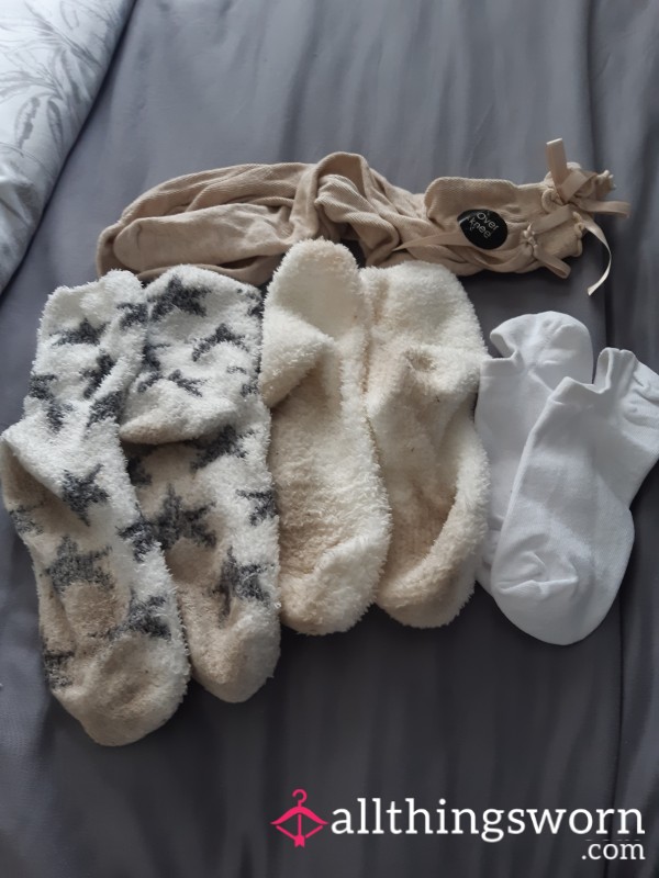 Slippers Socks & Trainers Socks New Or Worn