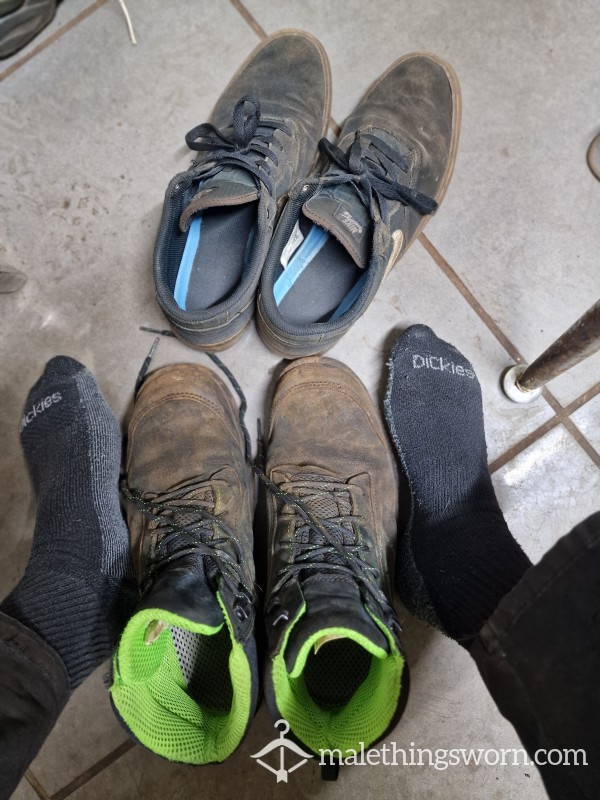 Slipping On My Work Boots 😏