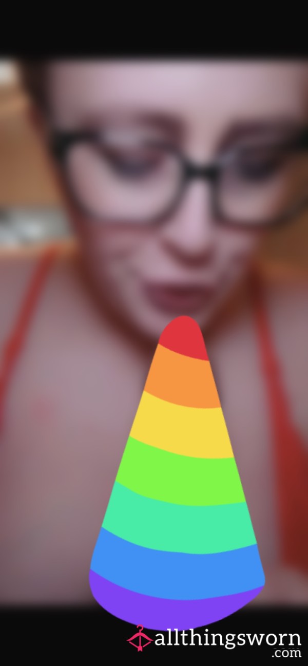 Sloppy Di**o Bl** Job - Drool, Gagging, And A Messy Face